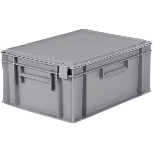 Euro Containers with Lid 10L to 30L - 400mm - Rapid Racking