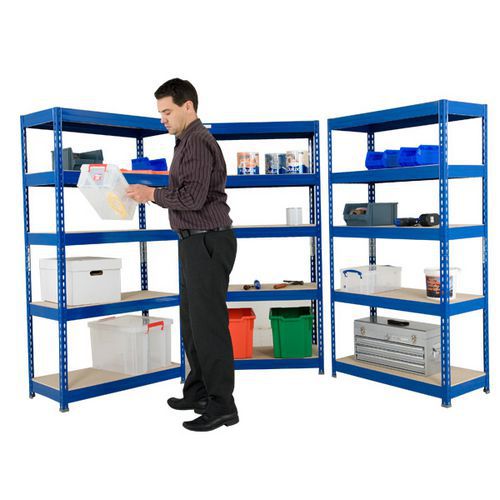 Budget shelving - 3 bay offer from rapid racking