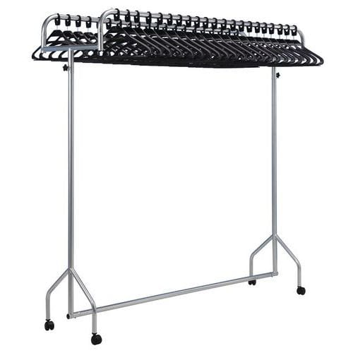 Mobile Twin Top Clothes Rails